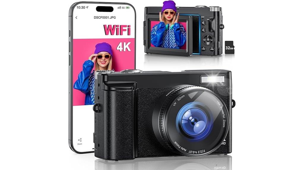 4k wifi 64mp camera