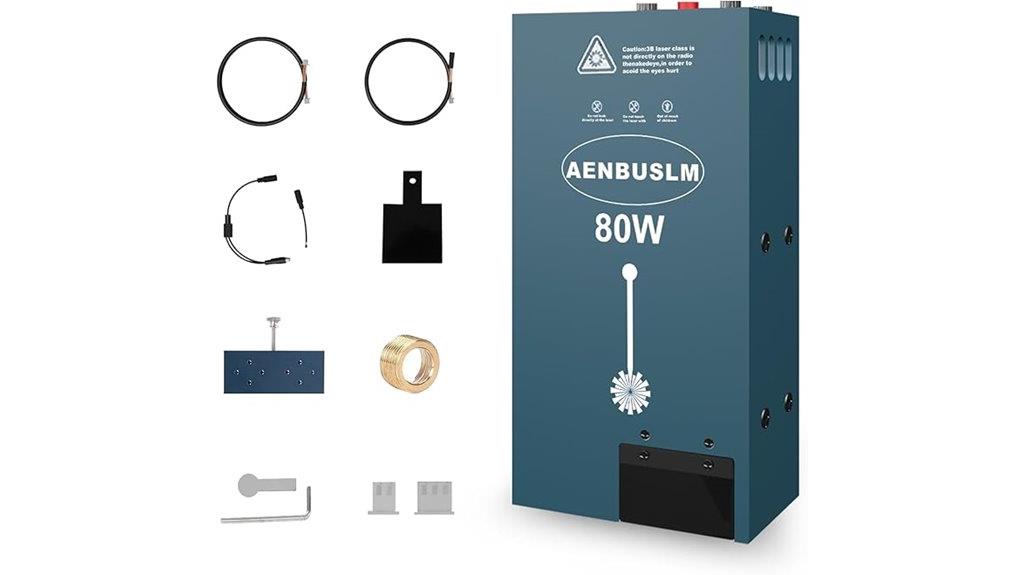 80w laser with air