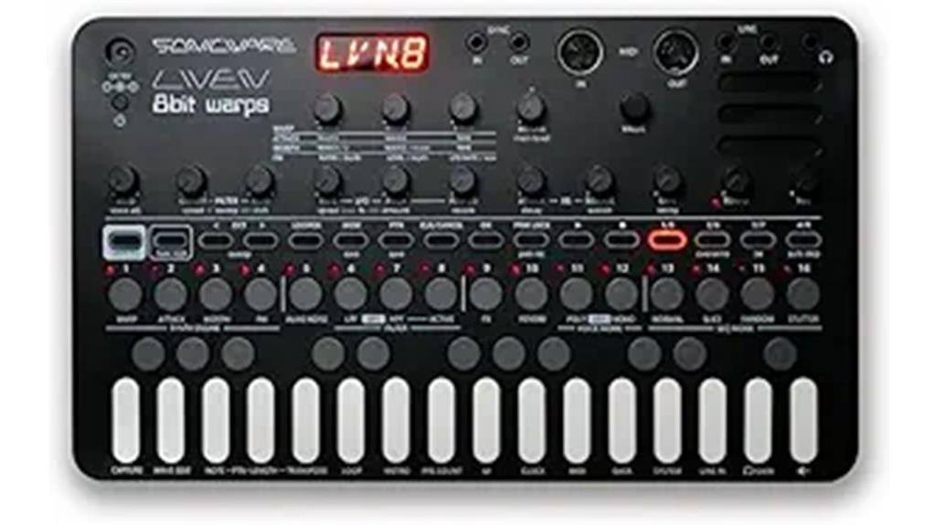 8 bit synthesizer with looper