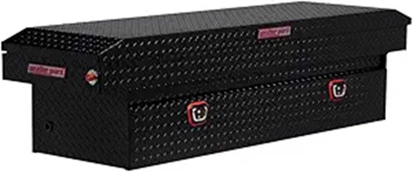 aluminum saddle truck toolbox