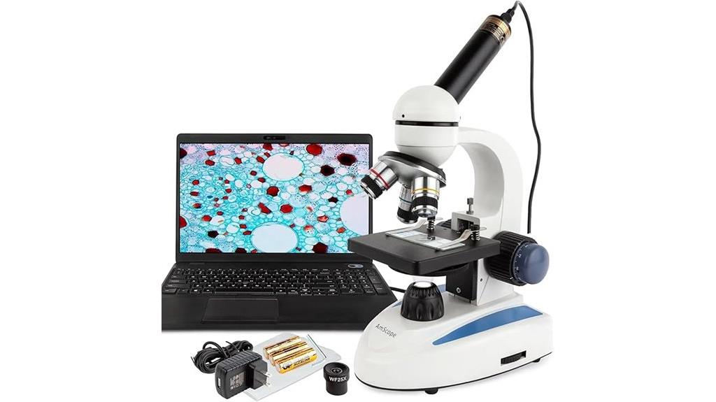 amscope digital monocular microscope