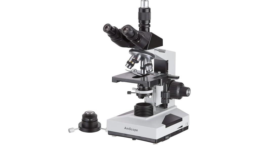 amscope t490b dk microscope