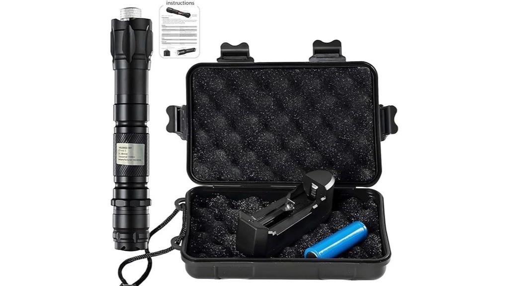 bright aluminum laser pointer