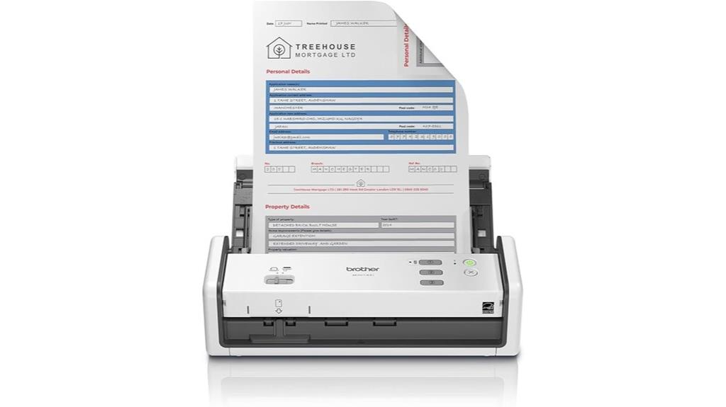 brother ads 1300 scan speed