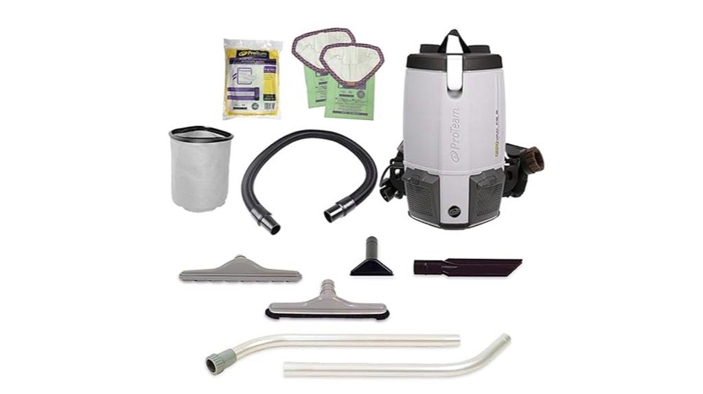 commercial backpack vacuum cleaner