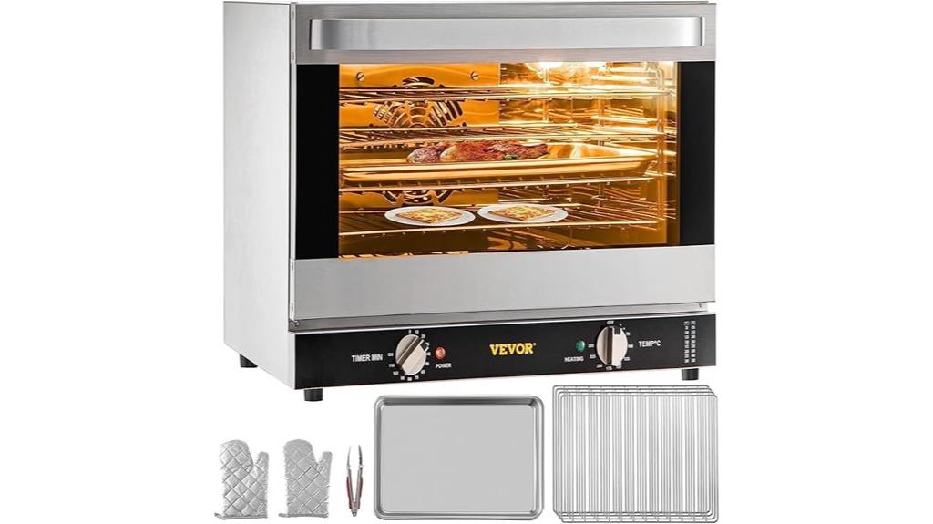 commercial convection oven capacity