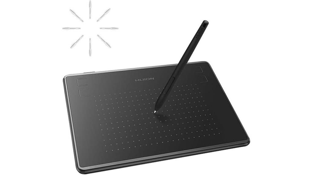 compact drawing tablet stylus