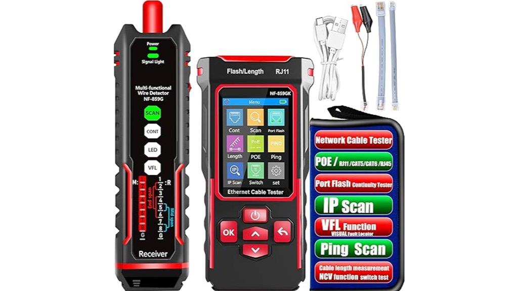 comprehensive network cable tester