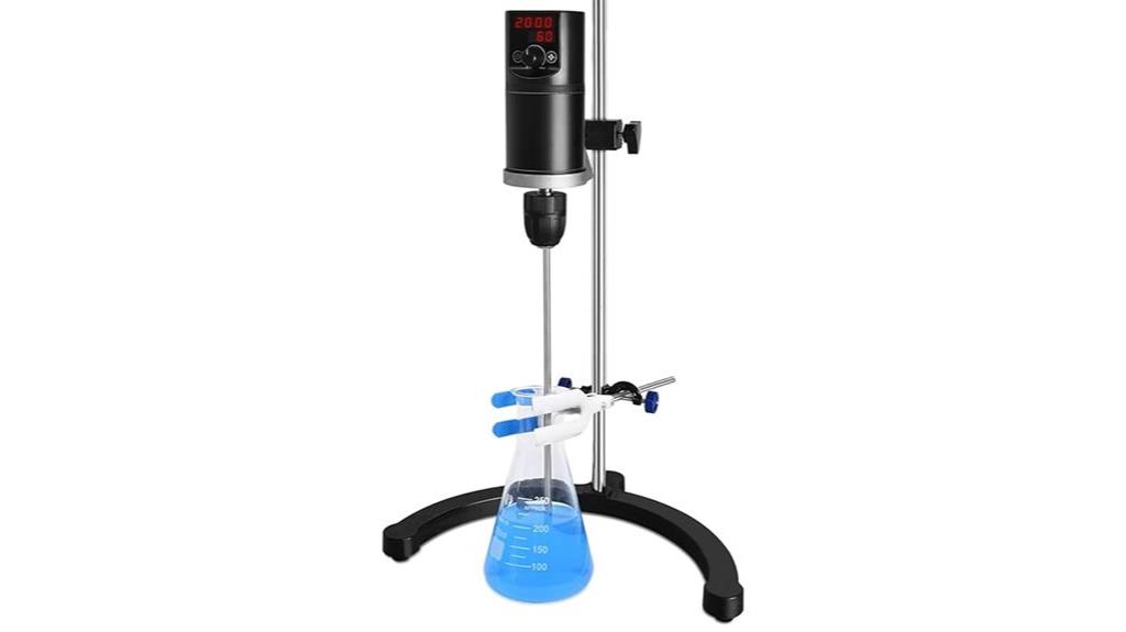 digital lab mixer with adjustable speed