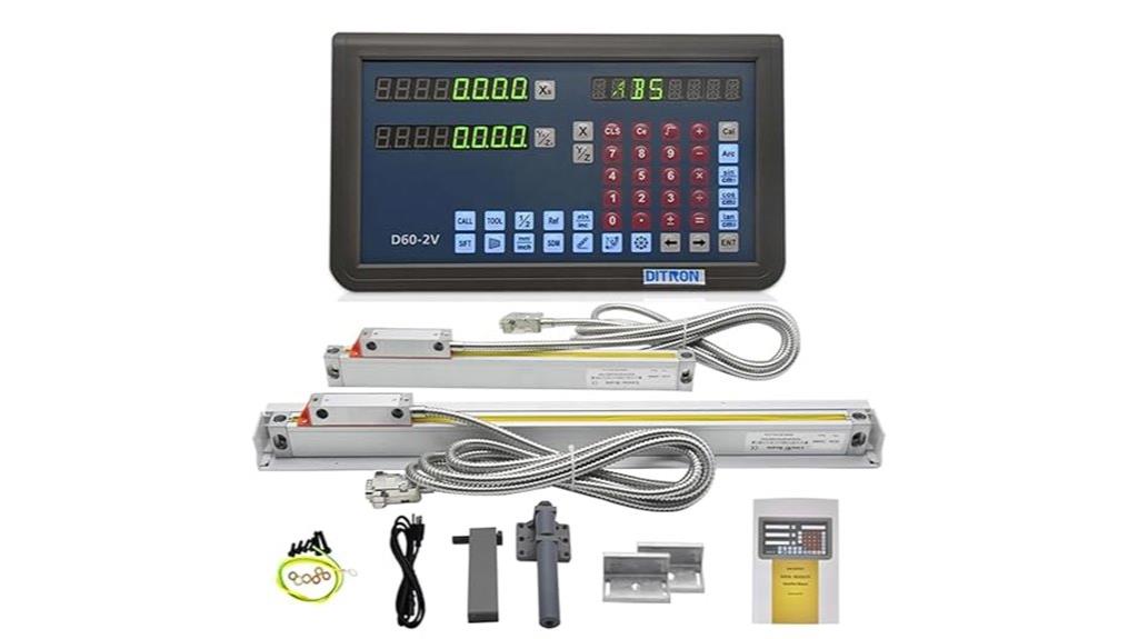 digital metal machining readout