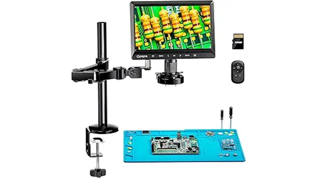 digital microscope with flexible arm