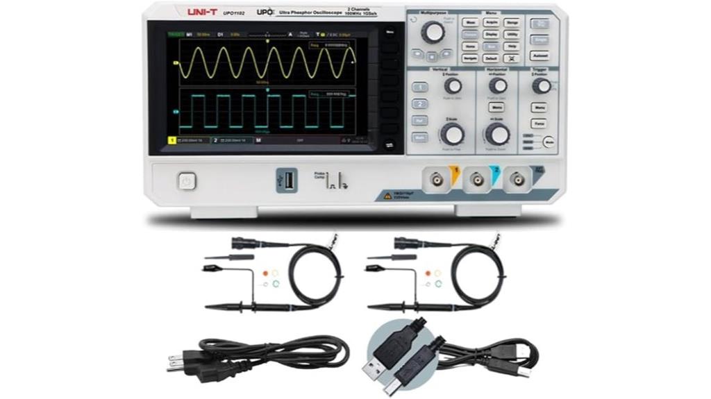 digital oscilloscope model upo1102
