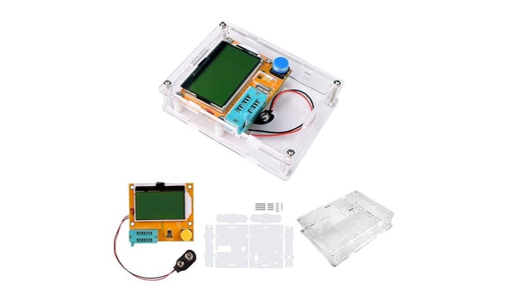 digital transistor tester case