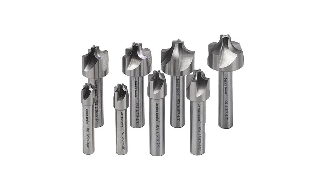 eight piece hss corner mill