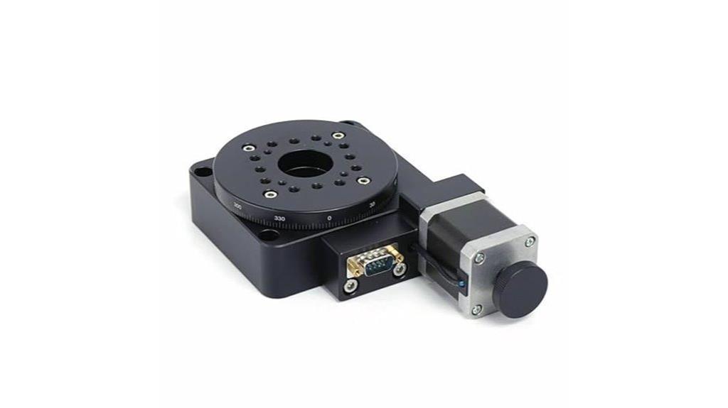 electric rotating platform with worm gear
