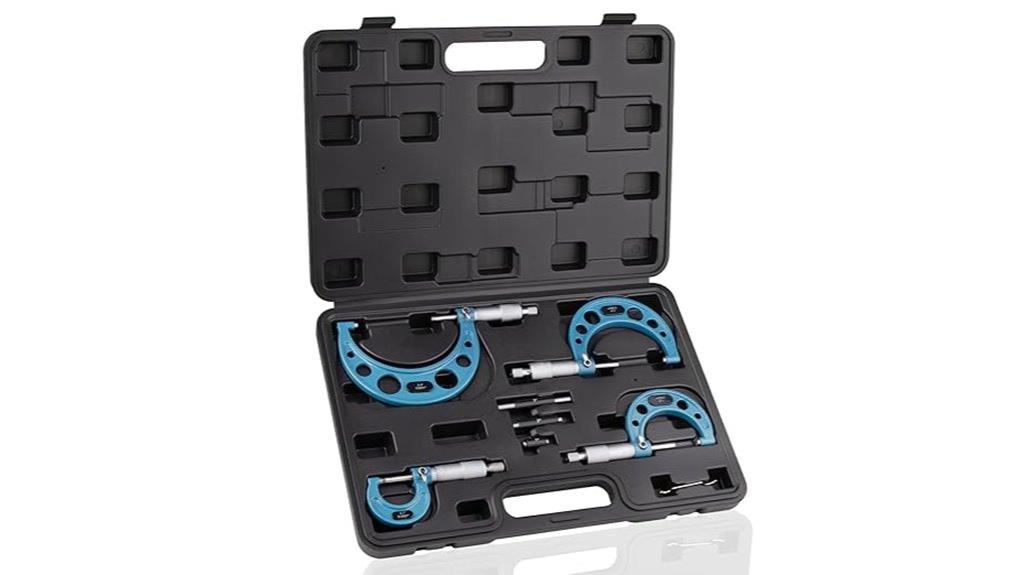 four piece micrometer kit