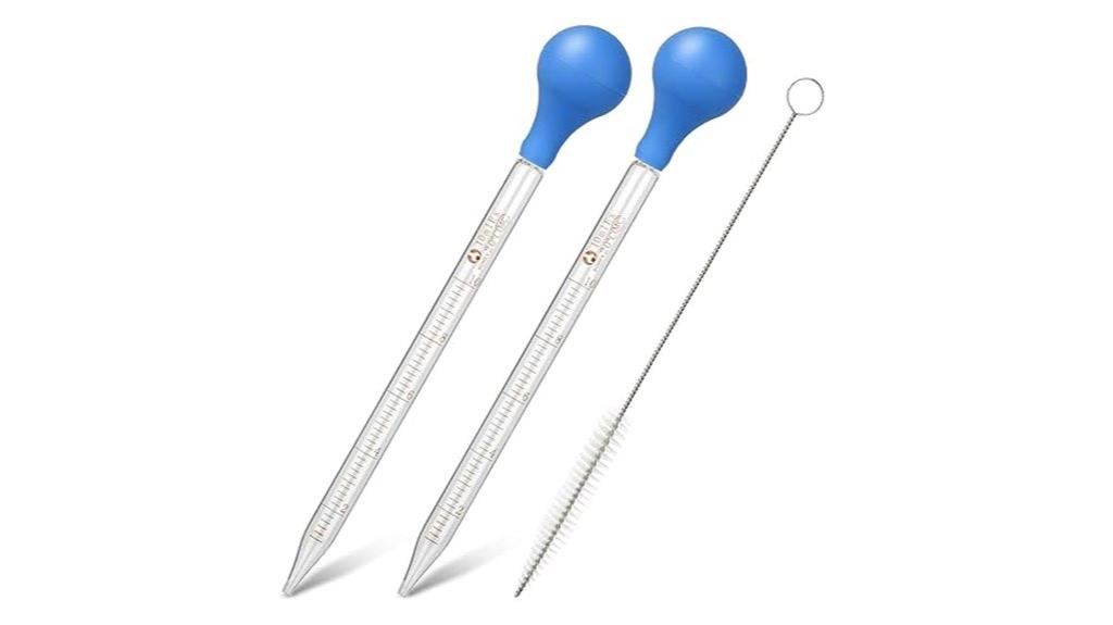 glass oil dropper set