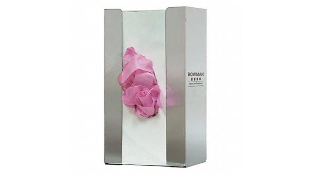glove box dispenser width