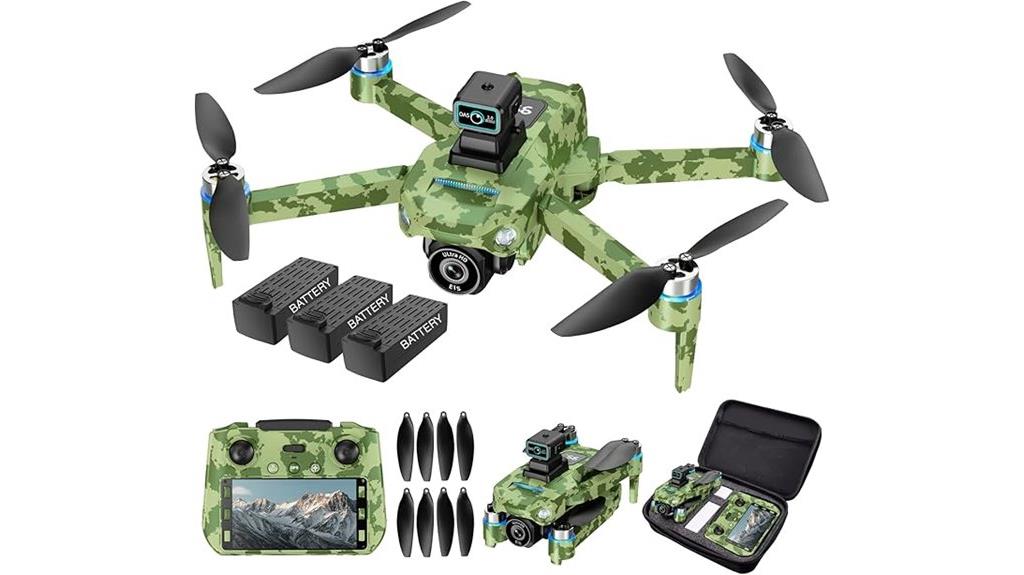 gps drone with screen