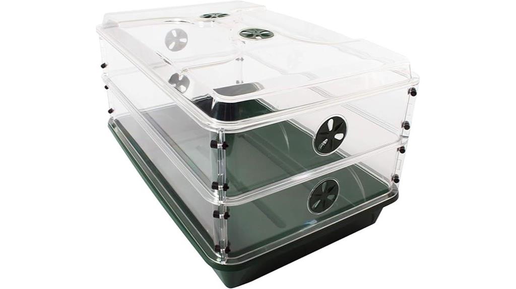 green domed propagator with height extenders