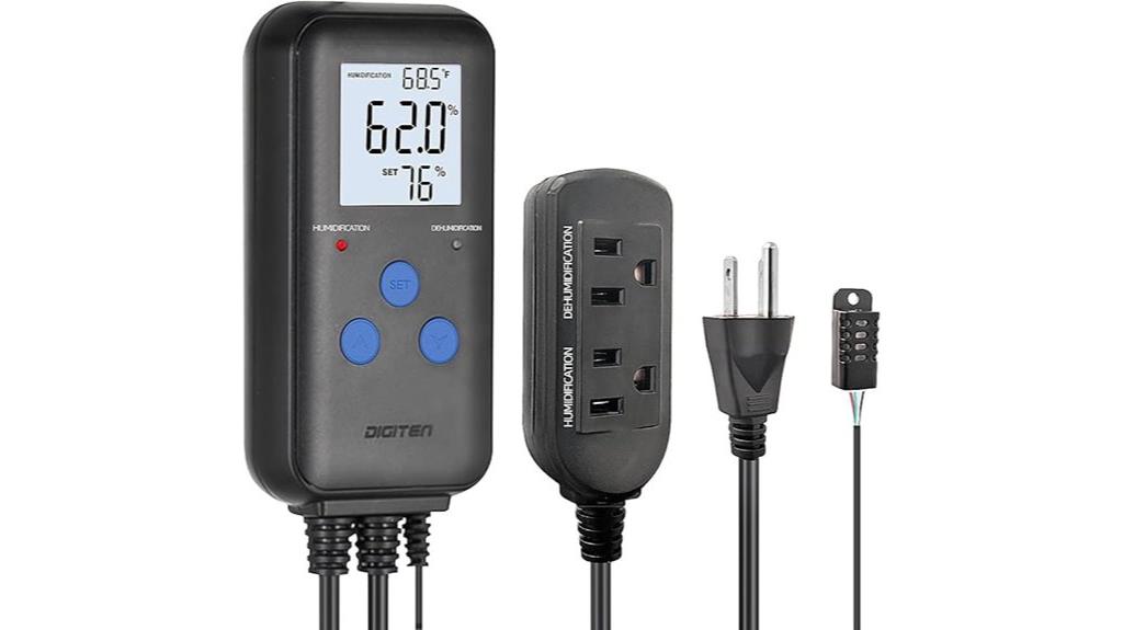 humidity and temperature display
