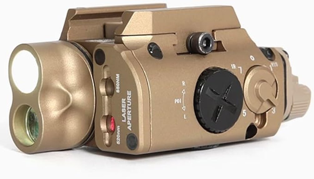 ir laser with illumination