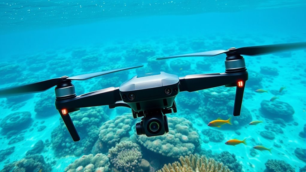 key underwater drone features