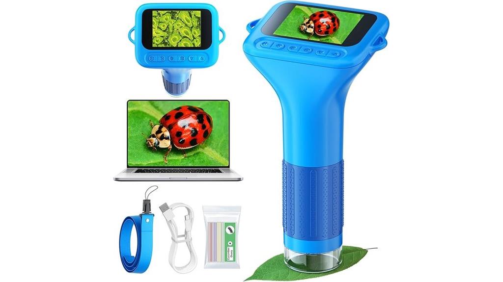 kids digital microscope set