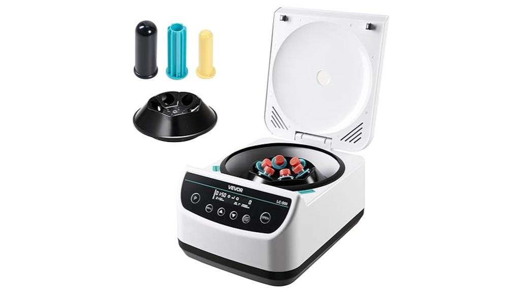 laboratory centrifuge with rotor