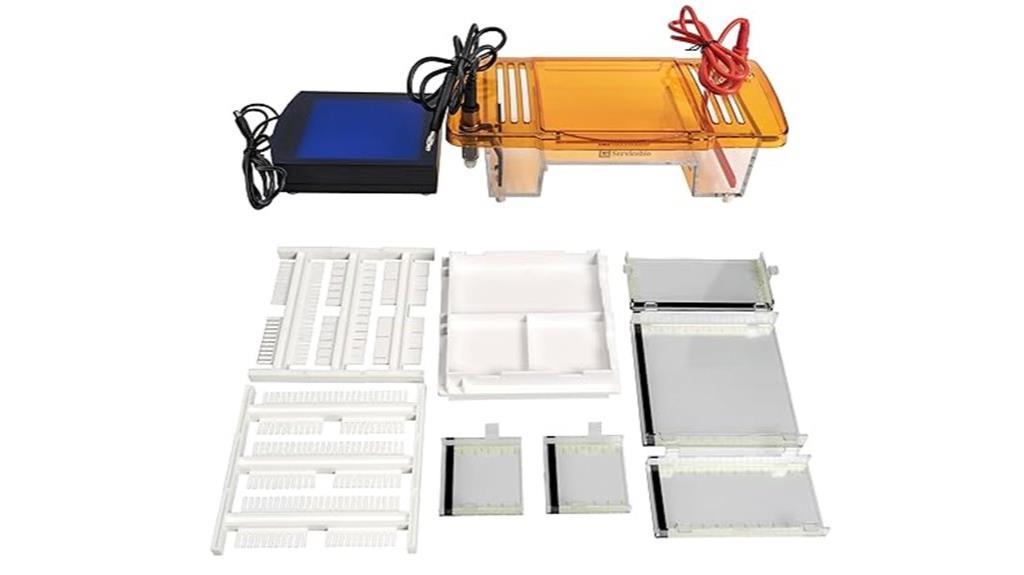 led enabled agarose gel electrophoresis
