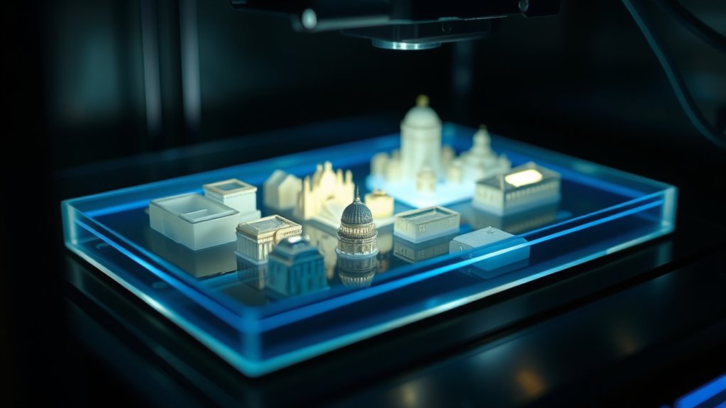 microfeature sla printer considerations