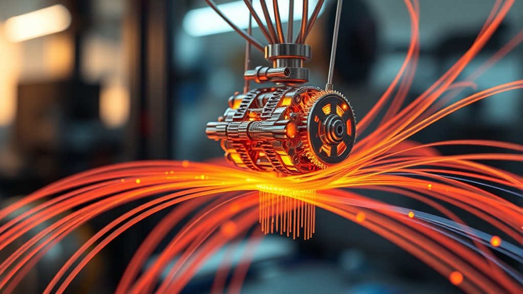microscopic robots manipulating molecules