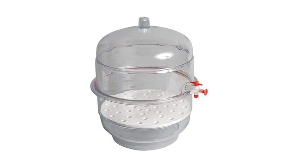 polycarbonate vacuum desiccator