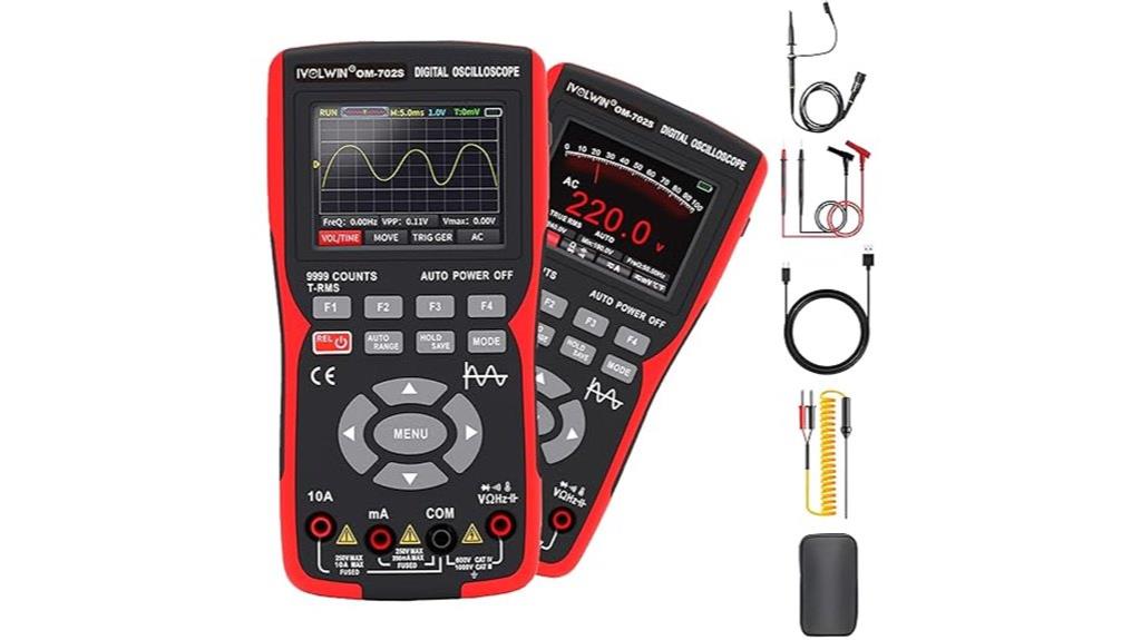 portable 10mhz oscilloscope