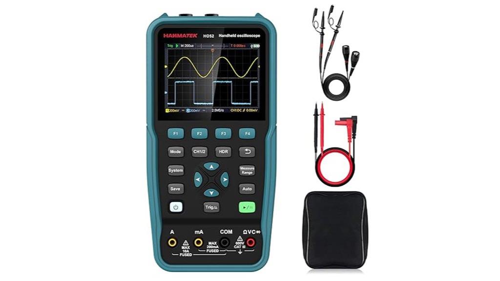 portable 50mhz oscilloscope
