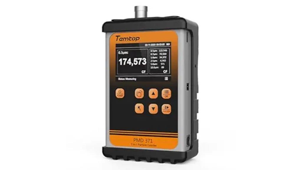 portable cleanroom particle counter