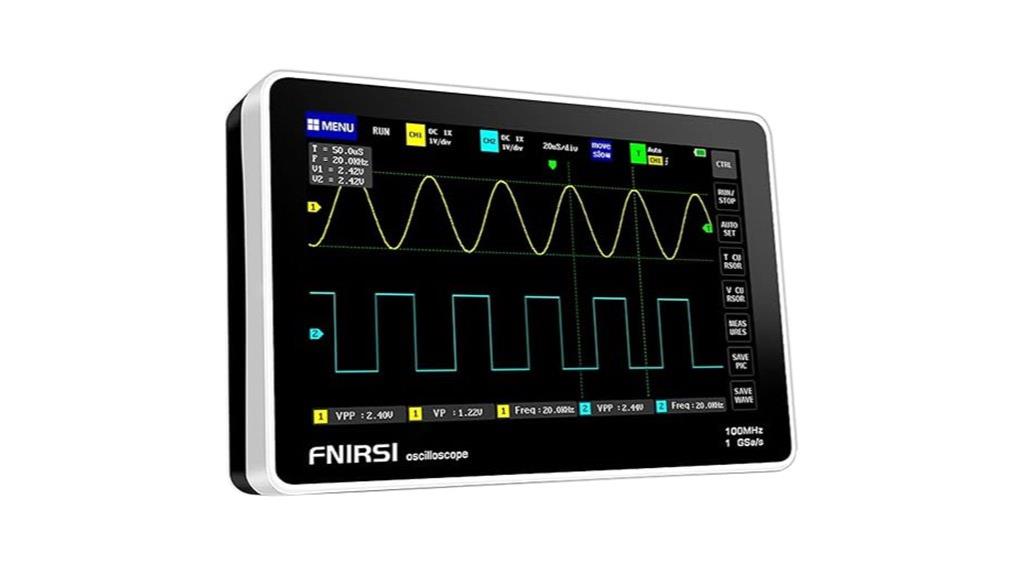 portable digital storage oscilloscope