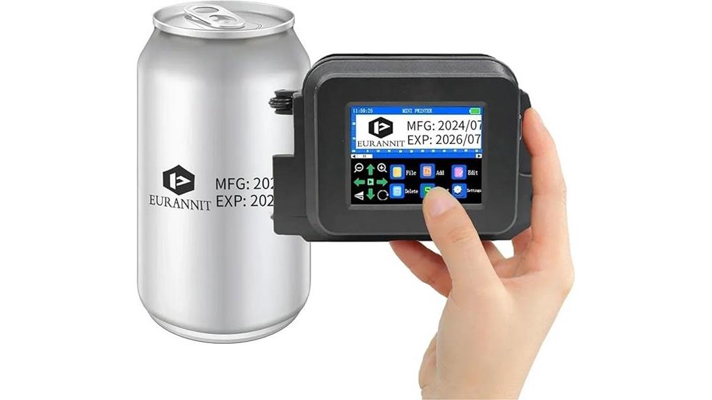 portable handheld inkjet printer
