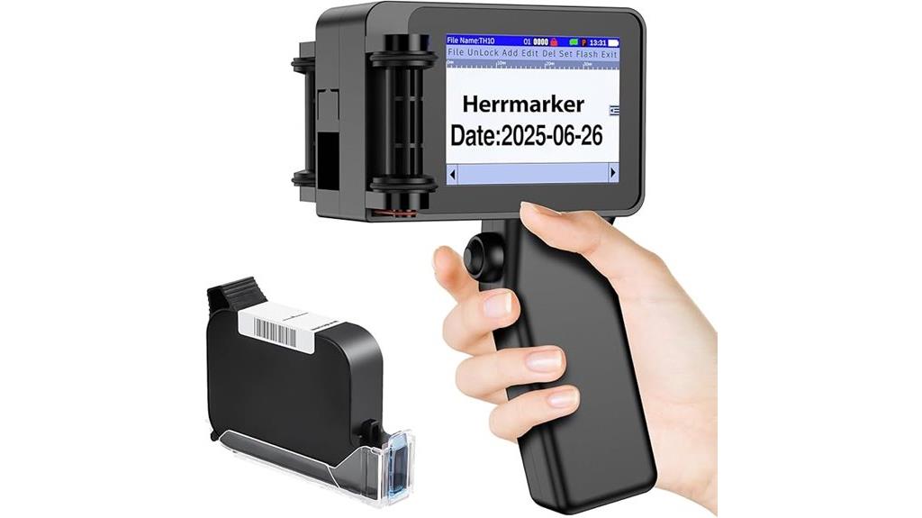portable inkjet printer gun