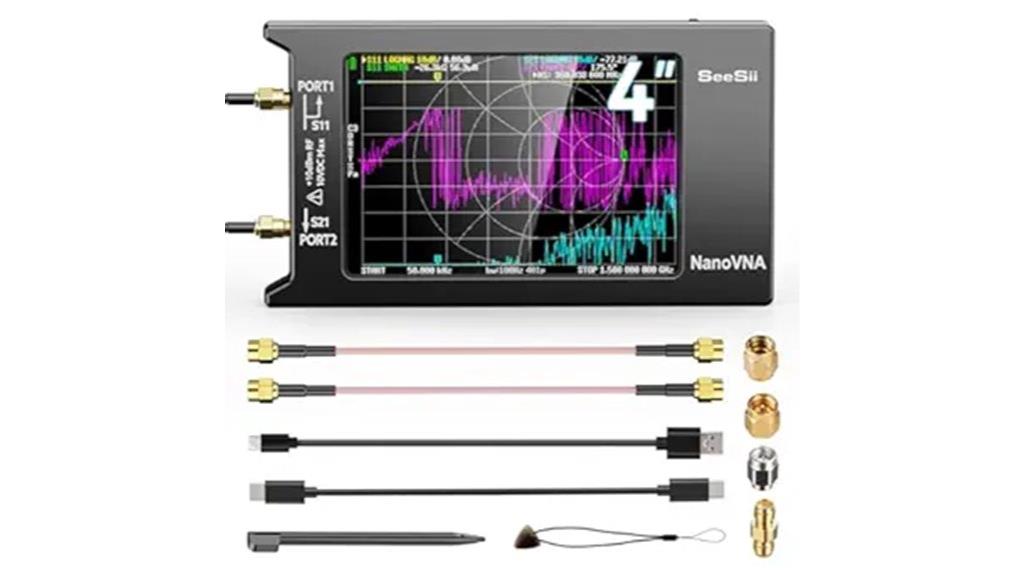 portable nanovna h4 device