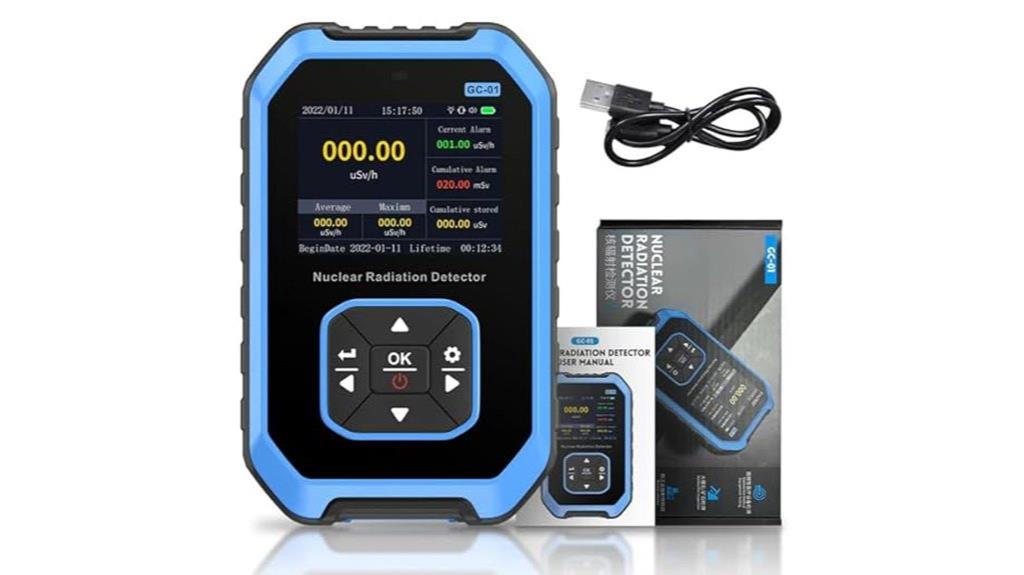 portable radiation detection device