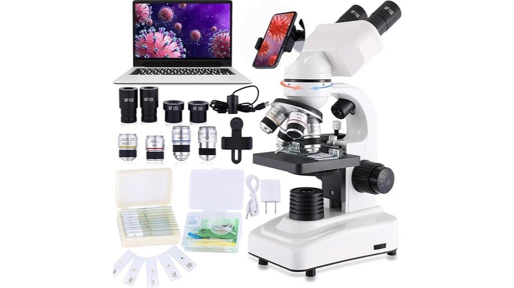 professional compound microscope details