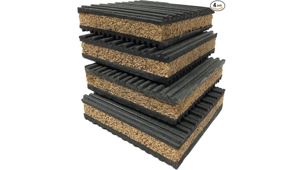 set of four vibration dampers