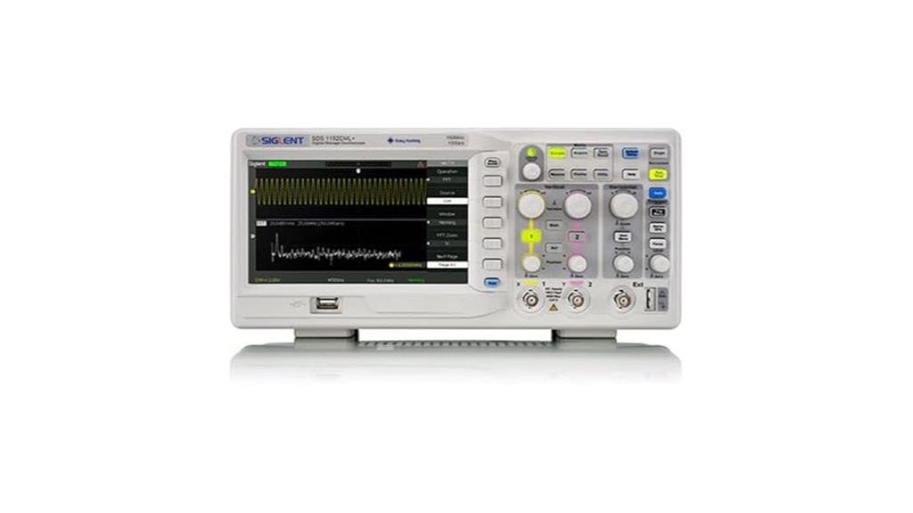 siglent 100mhz storage oscilloscope