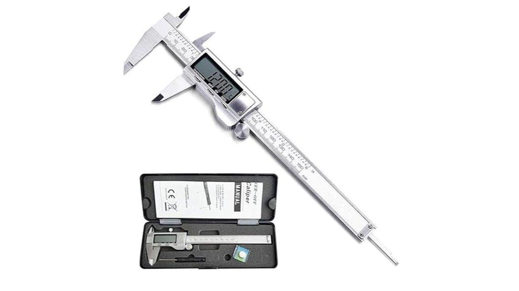 stainless steel lcd caliper
