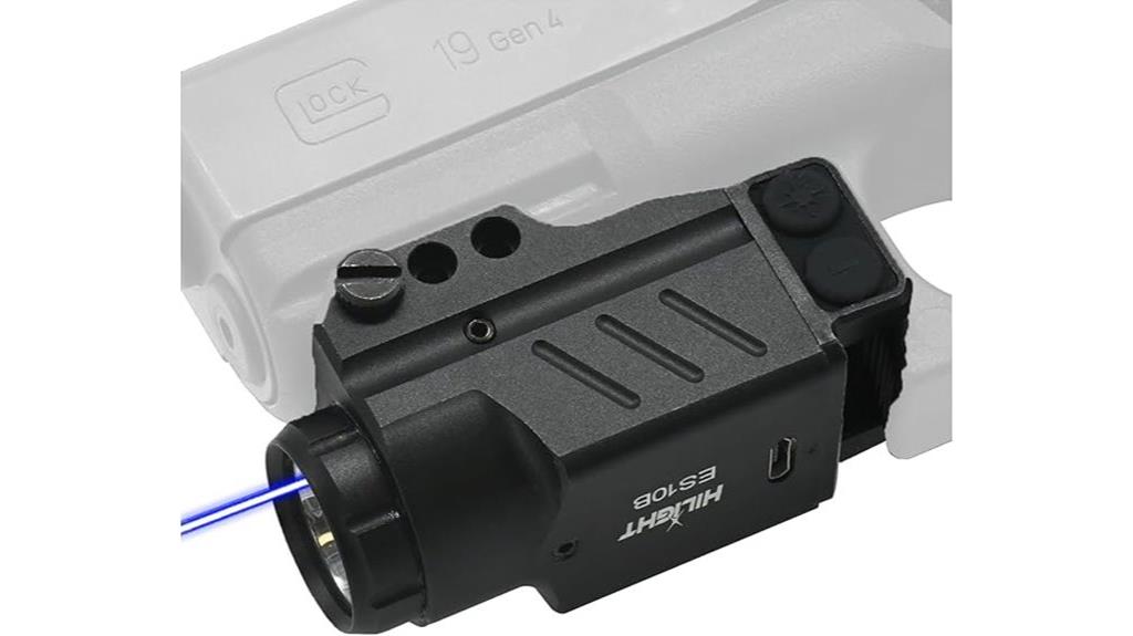 tactical led laser flashlight
