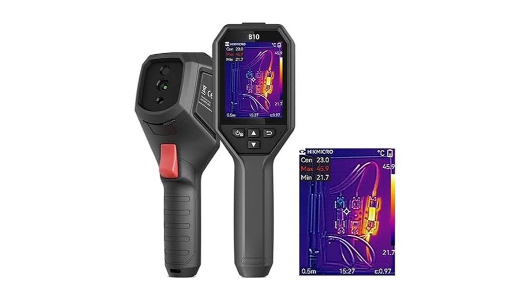 thermal and visual camera