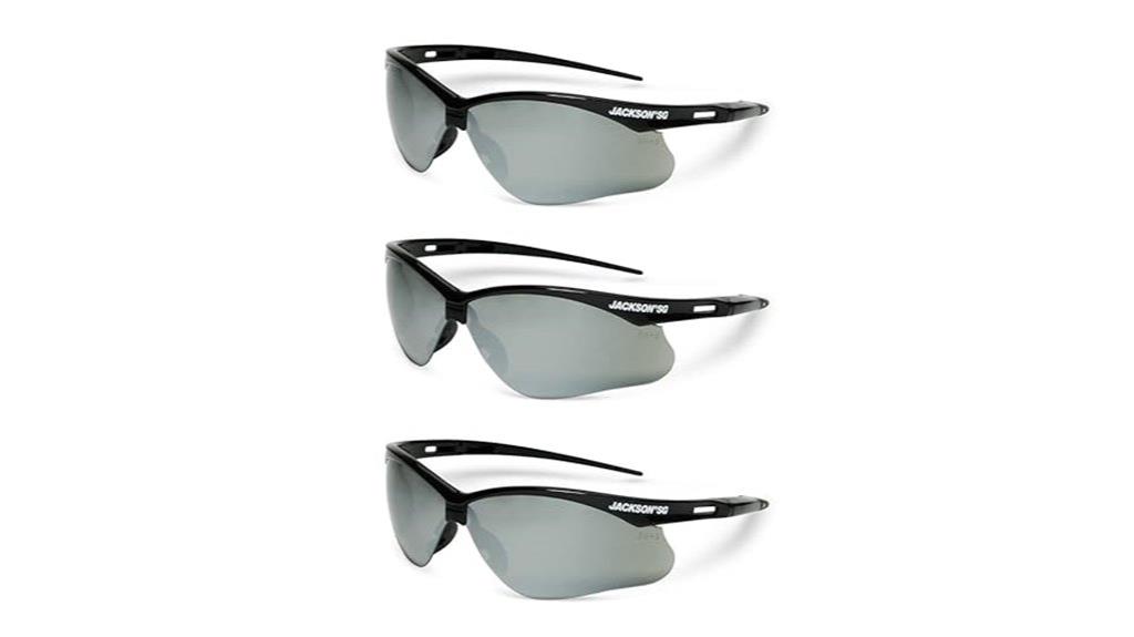 three pack jackson safety glasses
