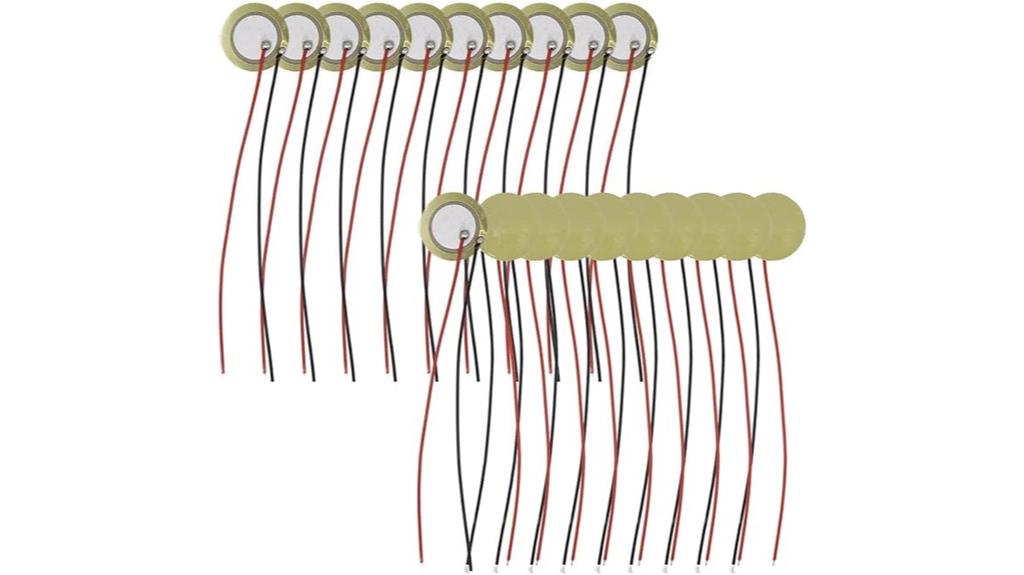 twenty 20mm piezo discs