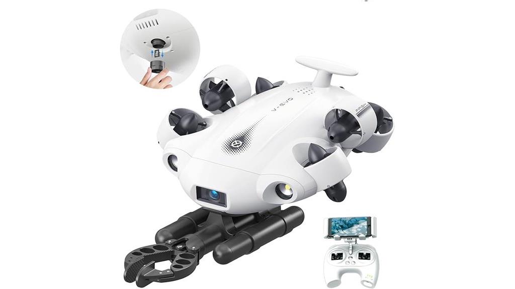 underwater drone with arm